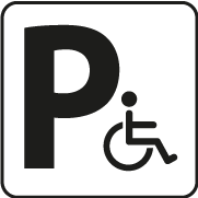 Disabled parking bays