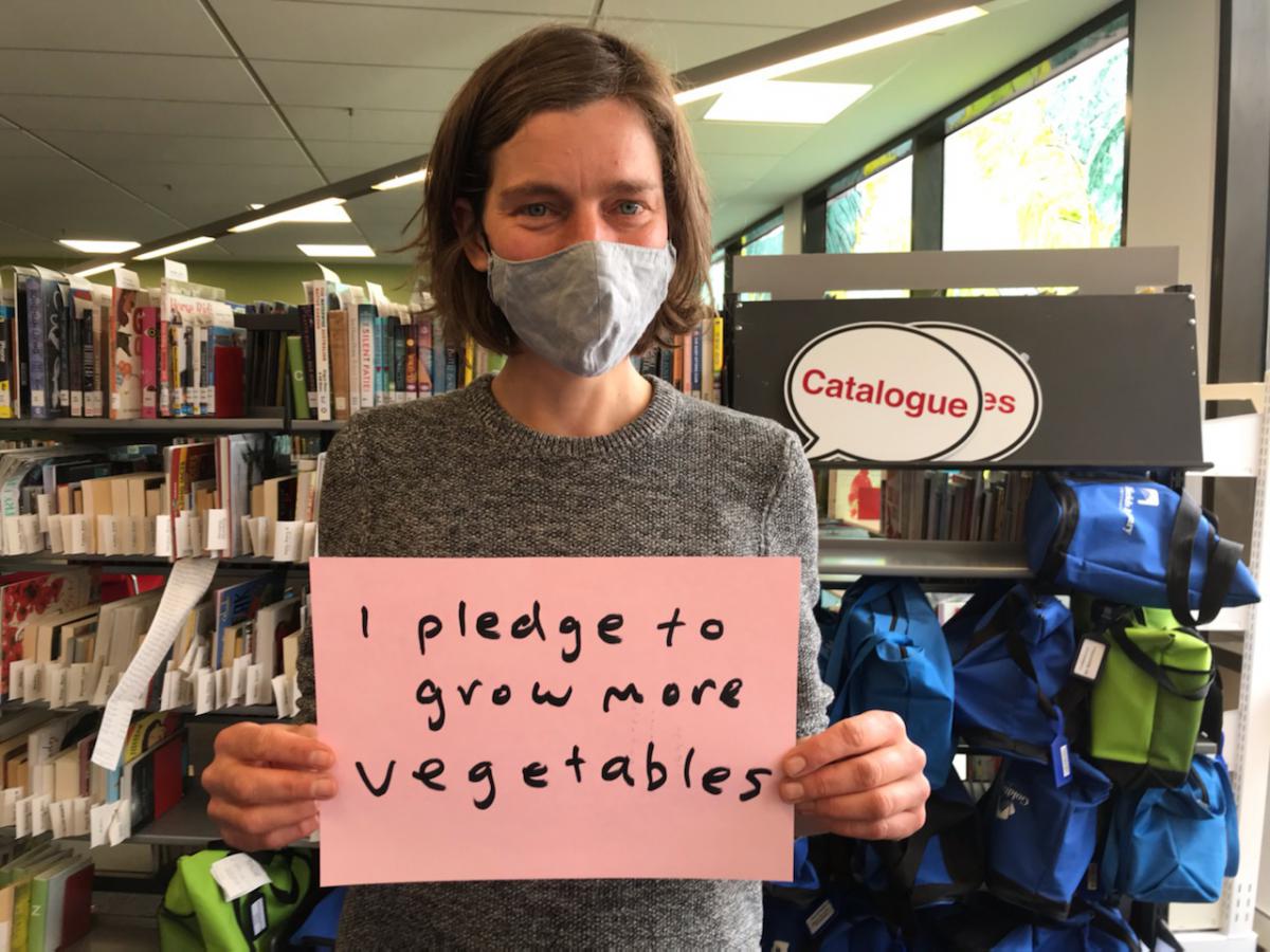 I pledge to grow more vegetables