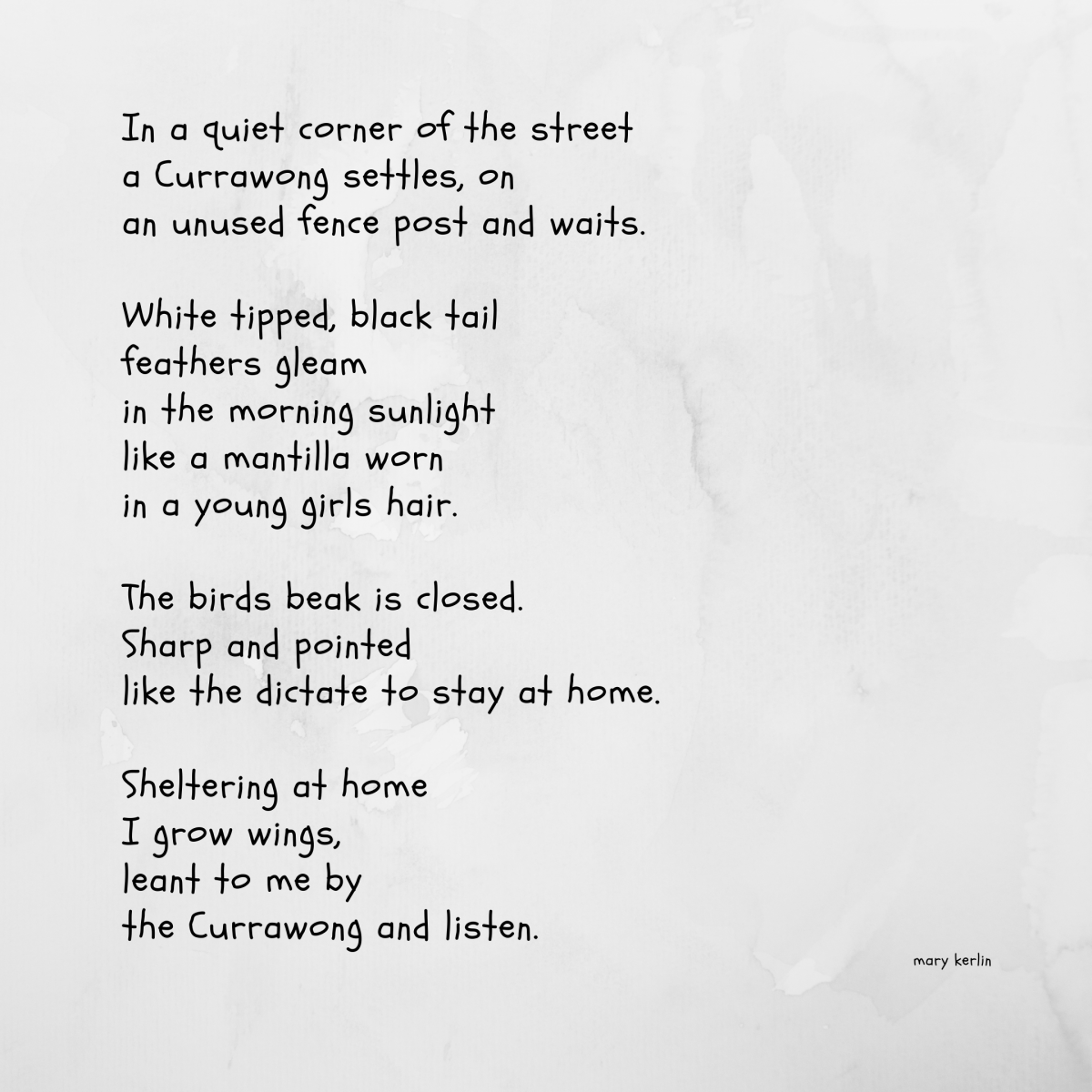 In a quiet corner of the Street poem