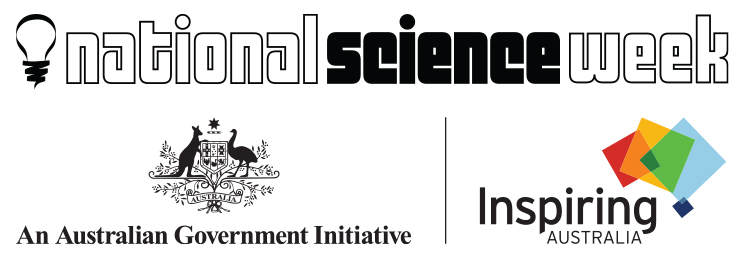 National Science Week, Australian Government and Inspiring Australia logos
