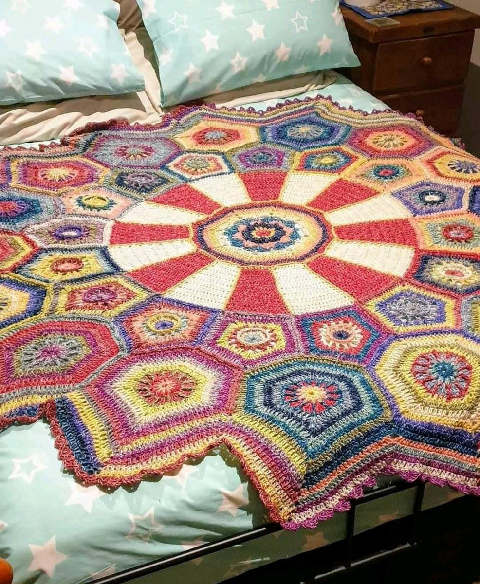 Crochet blanket by Ruth Hyland