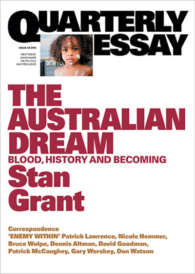 The Australian dream, Stan Grant